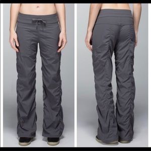 Lululemon Silver Grey U/L Dance Studio F/L Pants 4